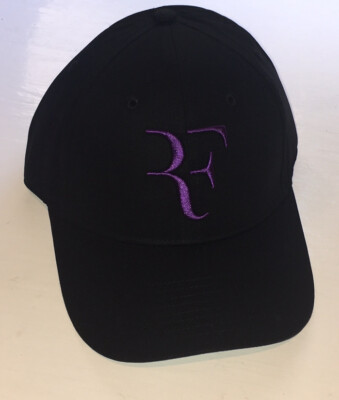 Casquette Roger Federer RF Uniqlo - Noir Et Violet - Taille Unique Unisexe Adulte