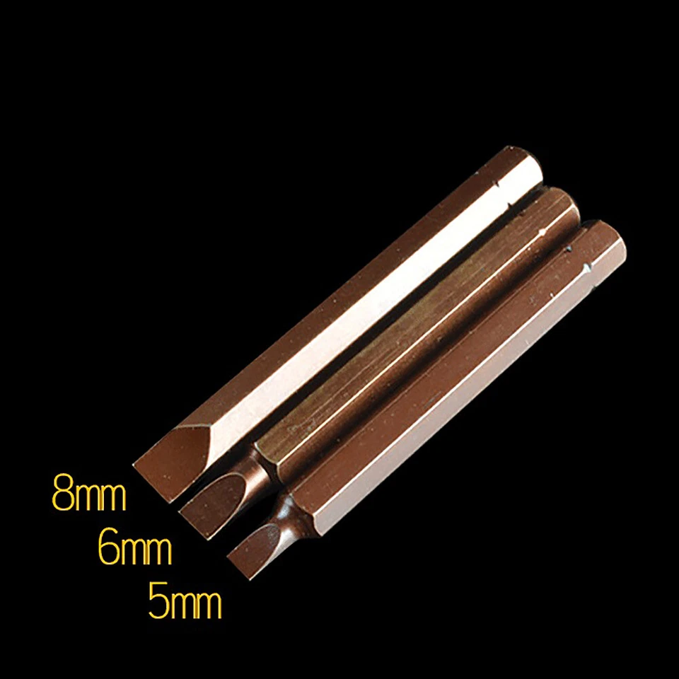 80mm Length Hex/Torx/Phillips/Flat Bit Insert Impact Wrench Set Screwdriver 70mm - Image 2 of 4