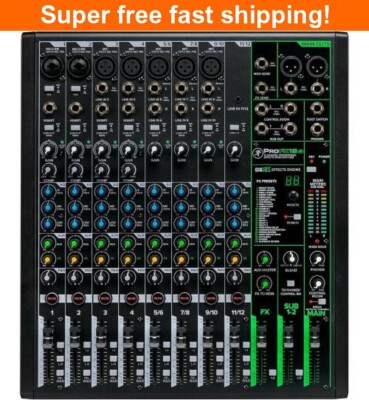 Mackie ProFX12v3 12-Channel Pro Effects Mixer with Analog USB for