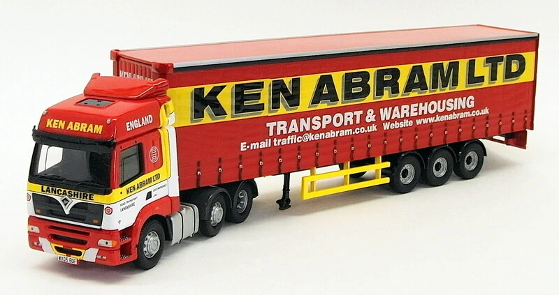 Corgi 1/50 Scale Model Truck CC13907 - Foden Alpha Curtainside - Ken Abram Ltd. - Image 2 of 4