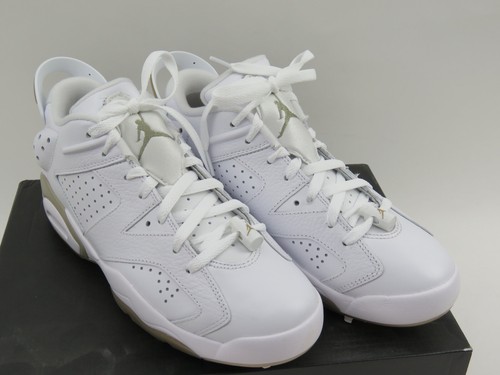 Nike Golf Air Jordan 6 Retro Golf Shoes Size 7 US Open White Khaki DV1376 100 - Picture 3 of 8