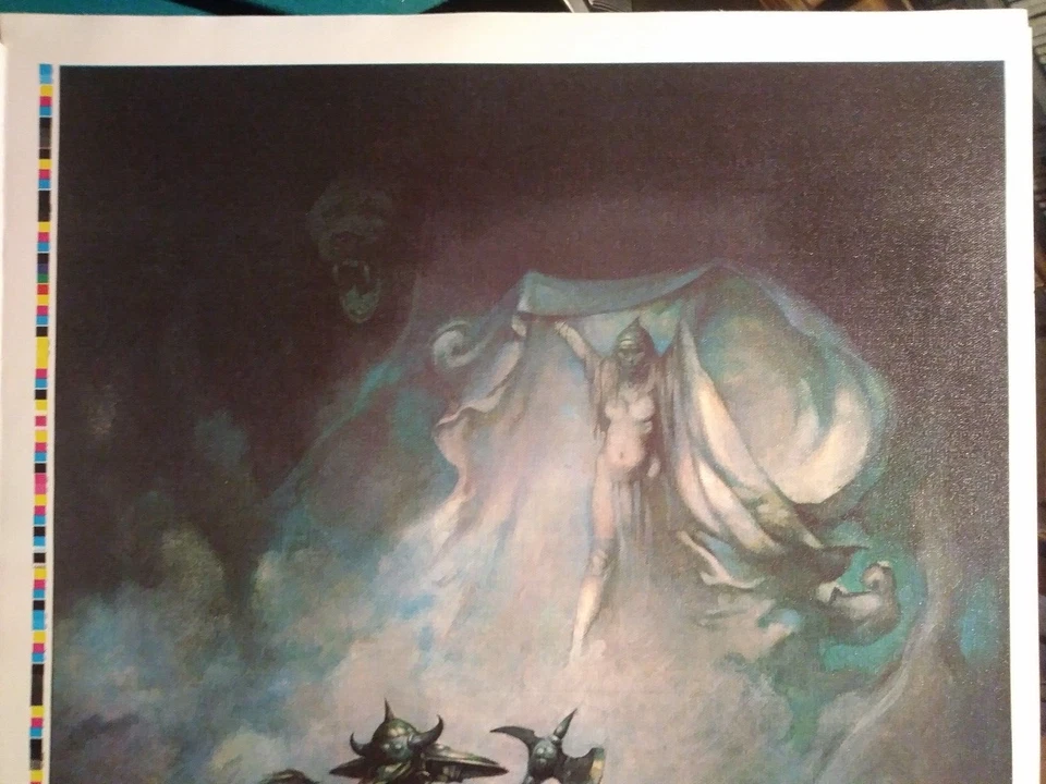 FRAZETTA APARICIÓN / FRENO. LTD. EDICIÓN NUMERADA. IMPRESIÓN SOBRE LIENZO, 19x26", NUEVO, COMO NUEVO Foto 2 de 4
