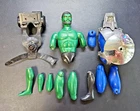 Super Joe GI Joe DARKON and SHIELD Figure parts lot