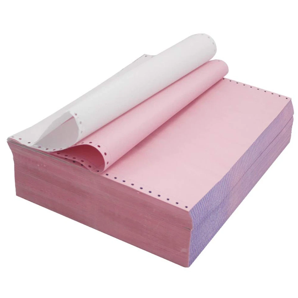 9-1/2 x 11 Inches NCR Continuous Feed Computer Paper 2-Ply, 1000 Count Carbon... - Image 2 of 4