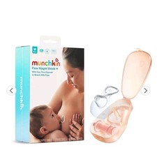 NEW Munchkin Flow Nipple Shield Case Size Large 24mm Breastfeeding Nursing