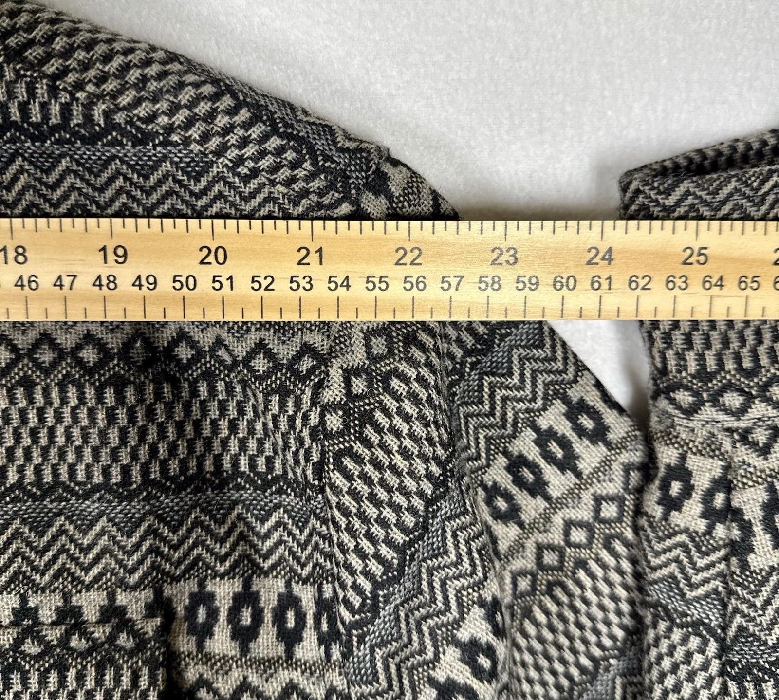 Banana Republic Men’s Quilted Wool Blend Shacket Geometric Button Lined XXL image 8