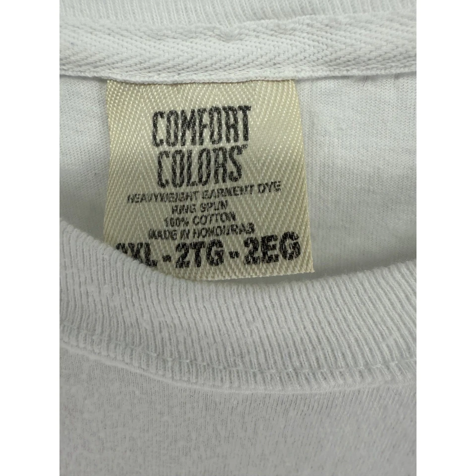 Camiseta Barstool Golf Confort Colores Blanca Manga Larga Bolsillo XL Bandera Americana Foto 3 de 4