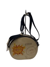 Coach shoulder bag leather Beige C5451 Used
