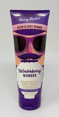 1 NEW BATH & BODY WORKS WINTERBERRY WONDER ULTIMATE HYDRATION CREAM LOTION 8OZ