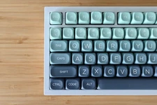 Green Blue Gradient Spring Night Jeu de clés pour clavier mécanique