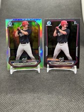 2026 Bowman Baseball #BCP-122 Sam Petersen 1st Chrom Refractor /499 Nats