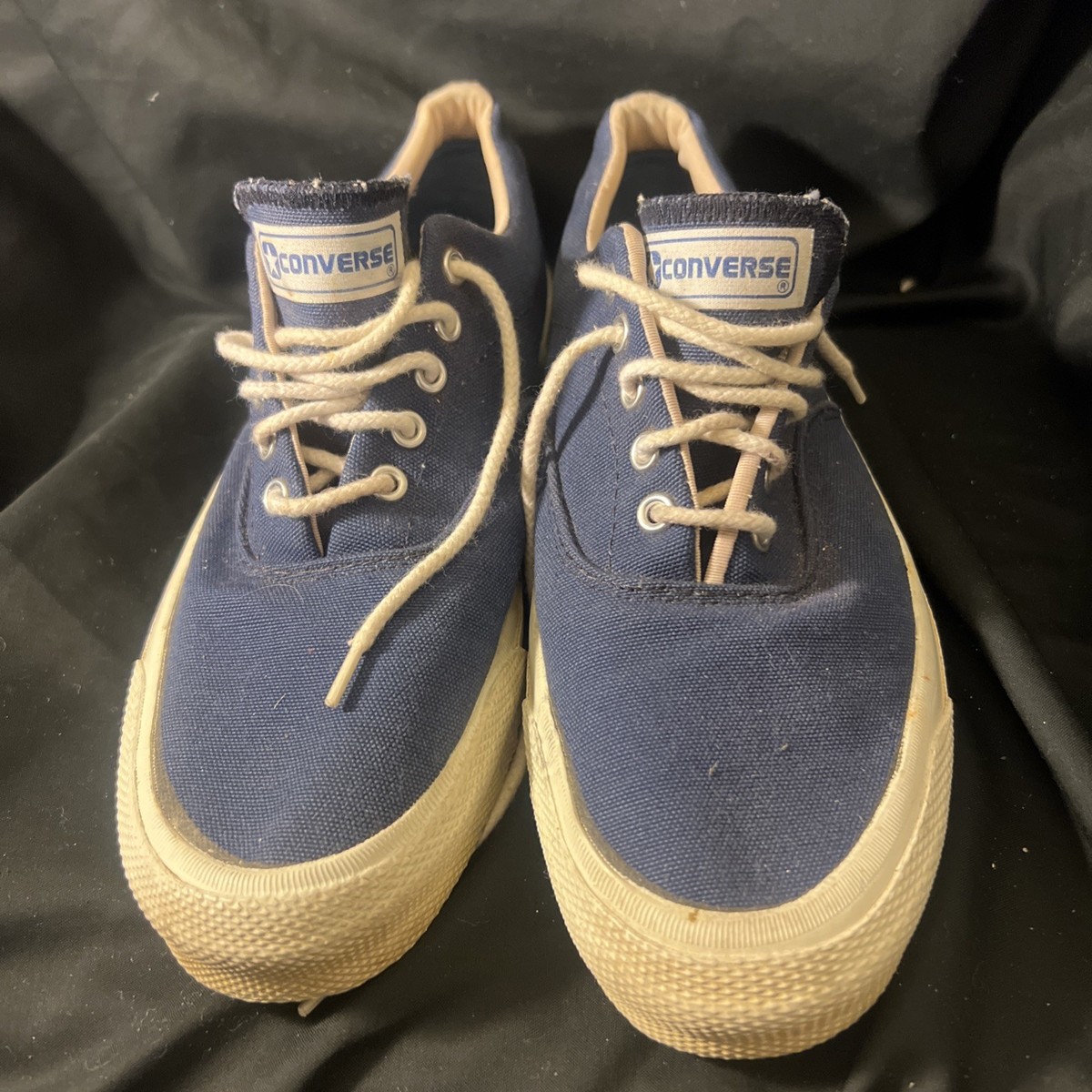 シューズ Converse made-in-usa VTG Men's 1970s Converse Blue Canvas Shoes Made In USA size 9.5 | eBay