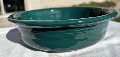 Post 86 Fiesta Retired Evergreen 10 5/8th" X-Large Salad Serving Bowl 64oz VGUC