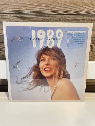 NEW Taylor Swift "1989 (Taylor's Version)" 2-LP Crystal Skies Blue Vinyl Sealed