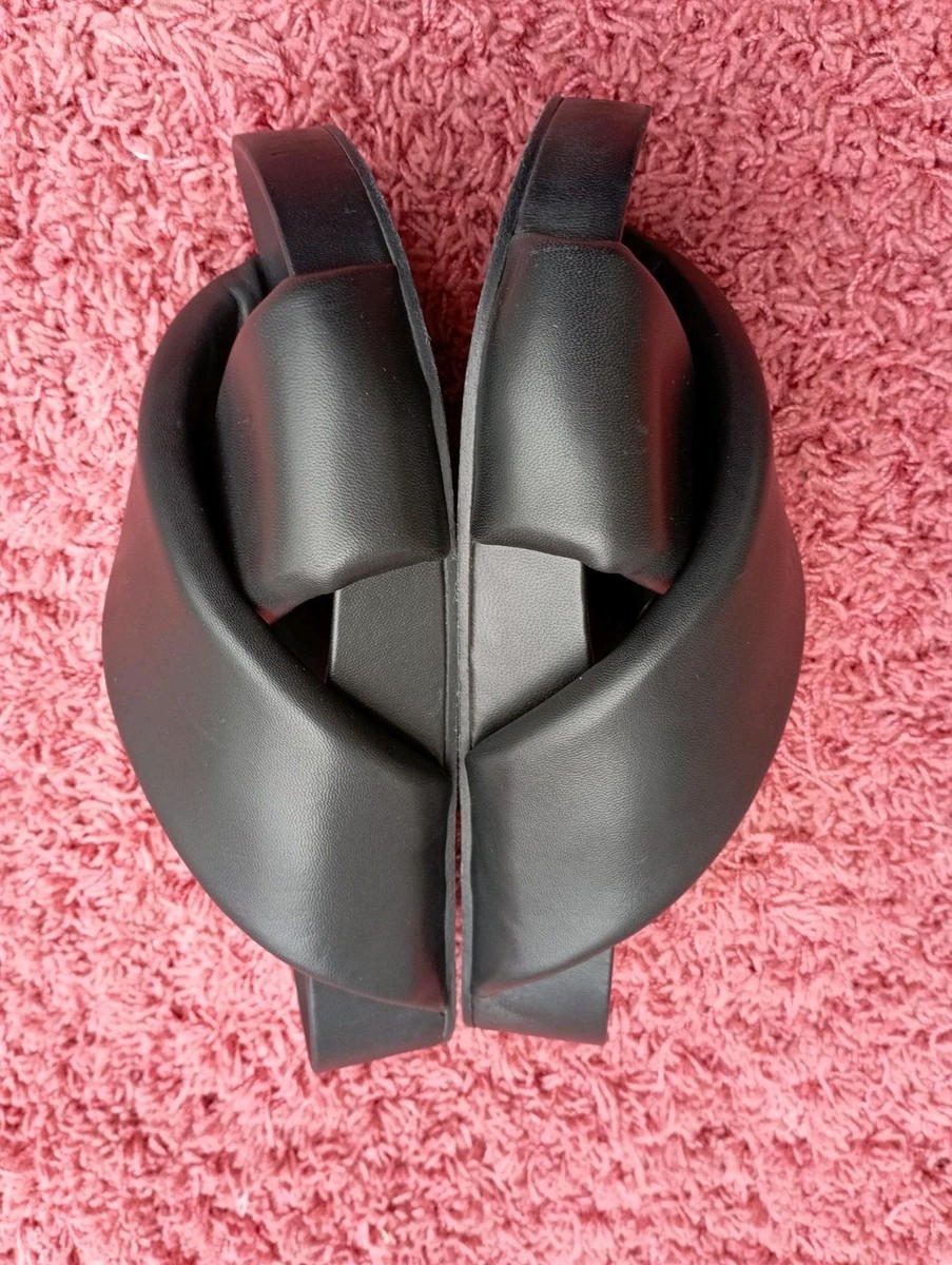 Jil Sander Padded Sandals Nappa Setanil Black Size 39 | eBay