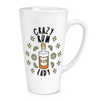 VerrüCkte Rum Damen Stars 483Ml Groß Latte Becher Tasse Lustig Witz Drunk Mutter