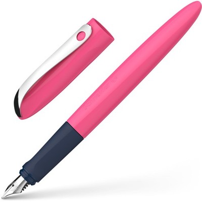 Füller pink rosa Schneider Wavy A Anfänger Federhalter ergonomisch Links/Rechts