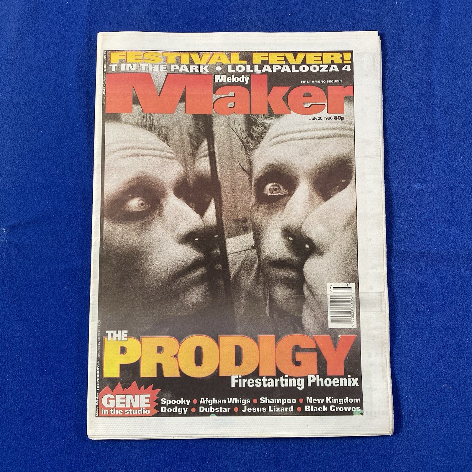 Melody Maker July 20, 1996 THE PRODIGY Firestarting Phoenix