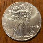 2011 AMERICAN SILVER EAGLE DOLLAR COIN 1 OZ. 999 PURE FINE SILVER