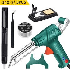 Handheld welding kit. Built-in heated industrial (tin)welding tool