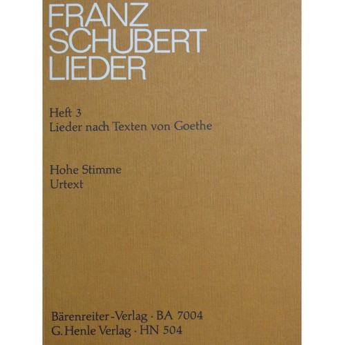 SCHUBERT Franz Lieder Volume 3 Chant Piano 1977 - Imagen 1 de 5