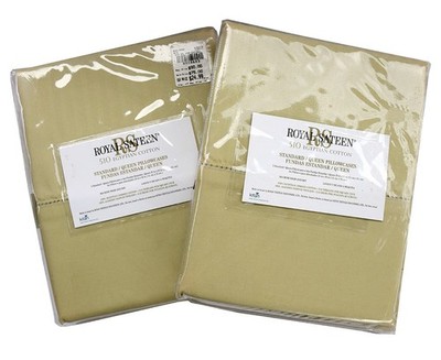 Vintage Royal Sateen 510 Egyptian Cotton 2-PK Sage Green Standard Pillow Cases