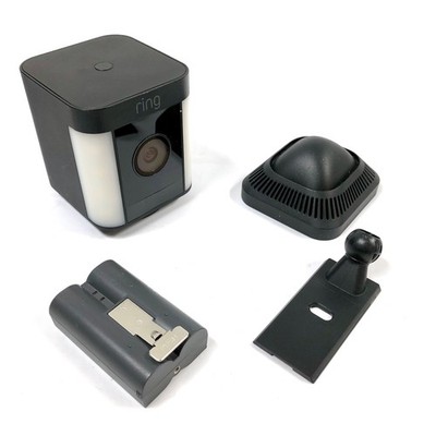 Ring - Spotlight Cam Plus Outdoor/Indoor Wireless 1080p Battery Camera - Black