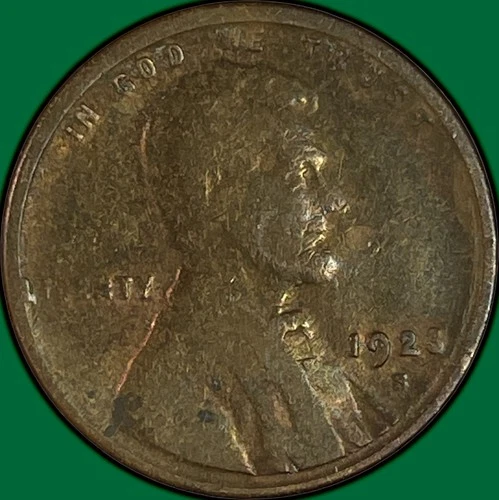 1923-S Lincoln Wheat Cent Good G Coin #34298