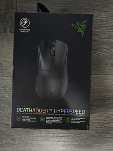 Razer Deathadder V3 Hyperspeed Ultra-Light Weight Wirelss Esports Mouse Black