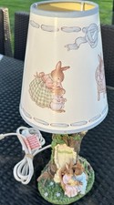 Vintage Holly Pond Hill Nursery Resin Lamp