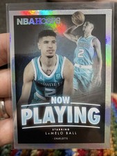 2020 21 NBA Hoops Lamelo Ball Silver Holo Prizm RC Now Playing Insert #SS-31🔥🏈