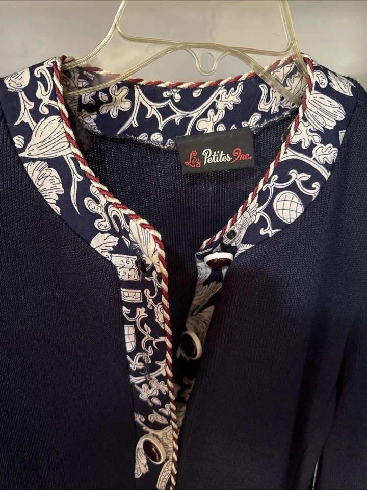 Liz Petites Inc Sweater Cardigan 6P Petite - Image 3 of 4