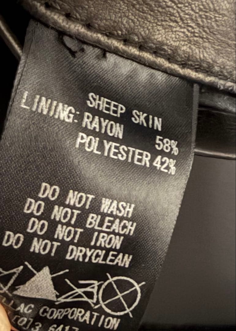 Shellac Sheep Leather Down Jacket with Big Hood, … - image 5