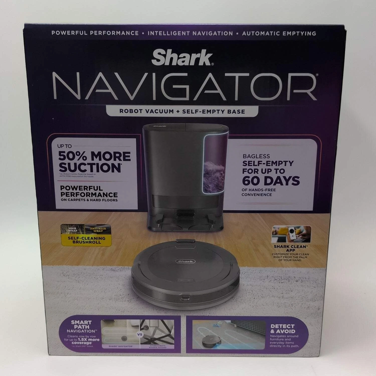 New Shark Navigator Robot Vacuum RV2120AE