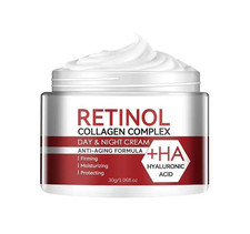 Retinol Collagen Face Moisturizer Cream Hyaluronic Acid, Day-Night Anti-Aging Mo