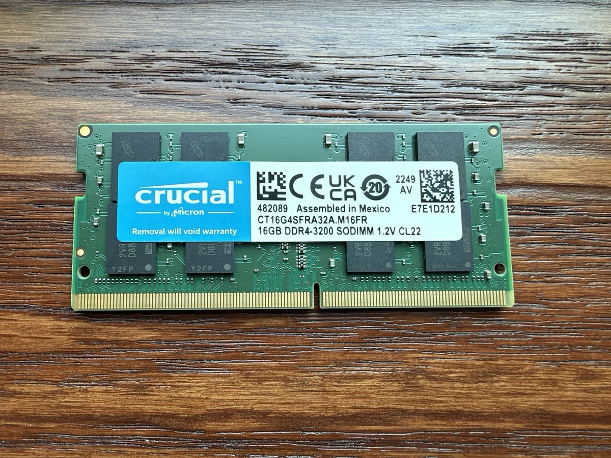 Crucial DDR4 SDRAM 16 GB Total Capacity Memory (RAM) for sale | eBay