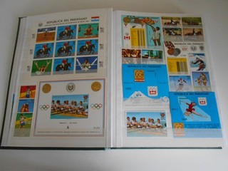 Paraguay Olympic Stamps Blocks MNH Mint Sports 3