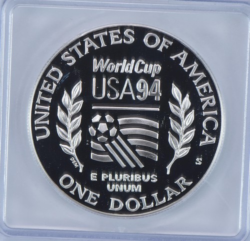 1994-S World Cup Soccer Commemorative Silver Dollar PR70 DCAM ICG *8016 - Picture 4 of 5