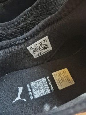 Women's Size 10 - Puma Better Foam Prowl Triple Black Slip ons. New without tags