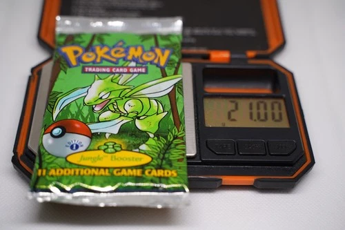 21.00g Pokemon 1999 Jungle 1st Edition Booster Pack Scyther WOTC Factory Sealed