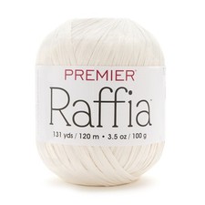 Premier Yarn Raffia -Cream