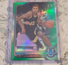 Keegan Murray 2021 2022 Bowman University U 1st Bowman Green Refractor 159/250