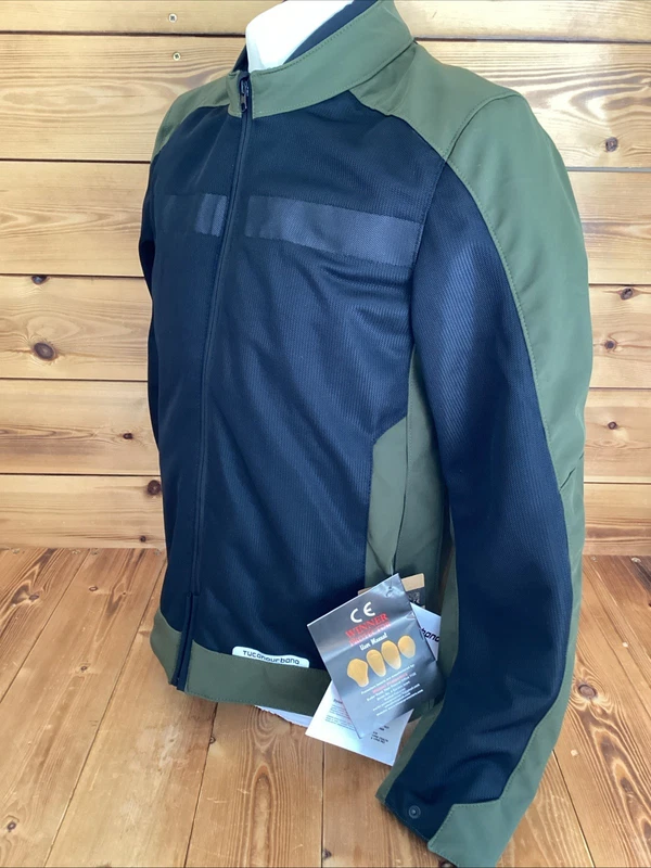 Urban Network Men's Mesh Summer Motorcycle Motorbike Scooter Jacket Green Medium, photo 8 of 14