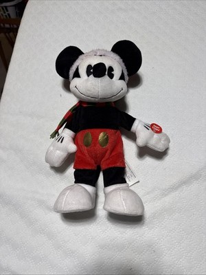 Animated Plush Mickey Mouse Dance Side Step Sings Jingle Bells Christmas 13 
