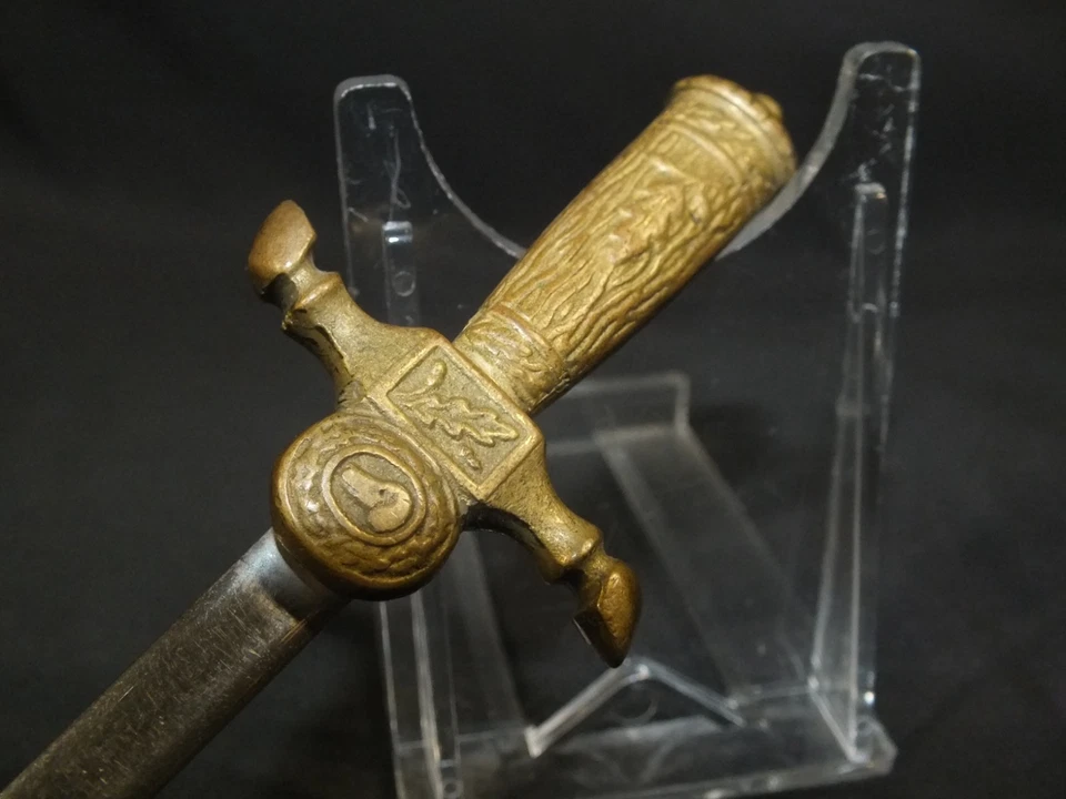 Alter Brieföffner aus Metall, gebraucht - Bild 4 von 4