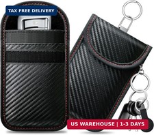 Faraday Key Fob Protector Red, Small 