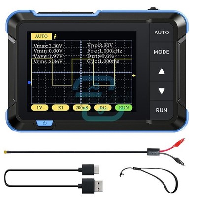 FNIRSI DSO152 Handheld Mini Oscilloscope Type-C Portable Digital Oscilloscope DE