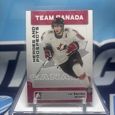 2006-07 ITG Heroes & Prospects #143, LUC BOURDON RC???Pre Rookie Card. rookie card picture