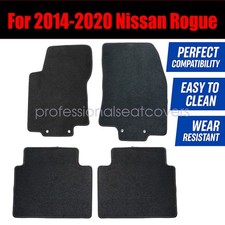 Front Rear Replacement Floor Mats Carpet For 2014-2020 Nissan Rogue Velour New Front Rear Replacement Floor Mats Carpet For 2014-2020 Nissan Rogue Velour New