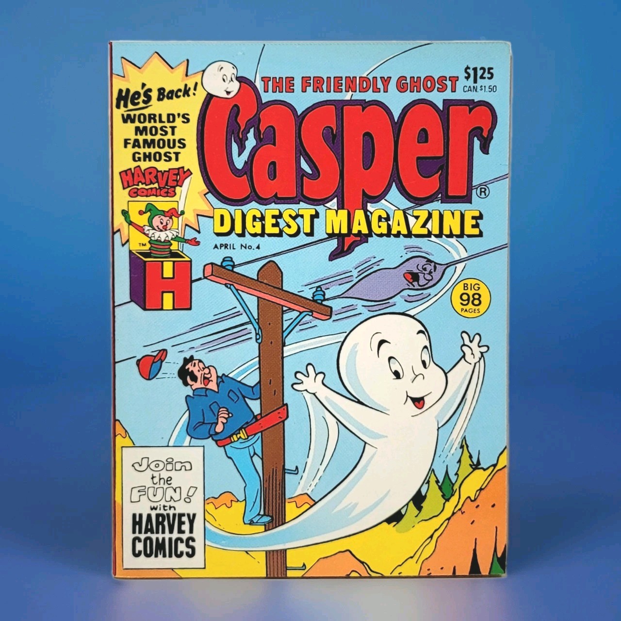1986 Casper Digest #4 1st Series Harvey Comics Casper The Friendly ...